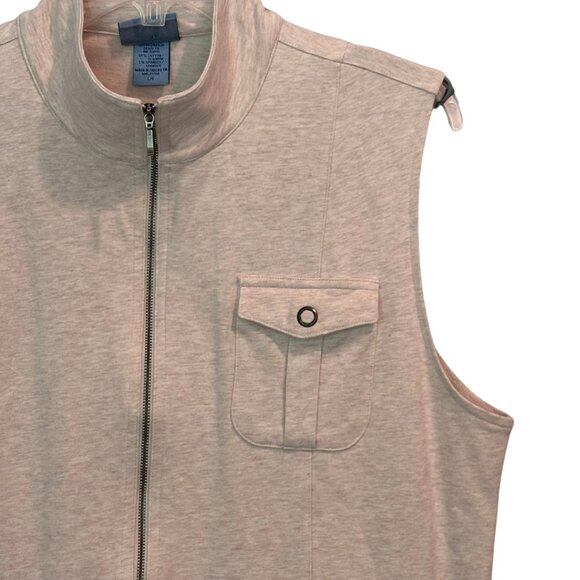 Classic Elements Light Beige Utility Vest – Size L - Picture 4 of 7